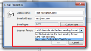 Winmail.dat Attachment Outlook