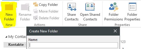 Share contacts Outlook - How To