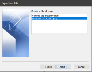 O365 PST Export