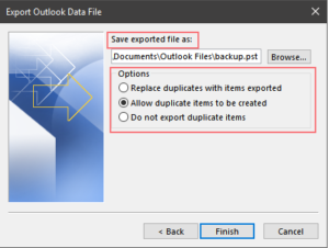 O365 PST Export