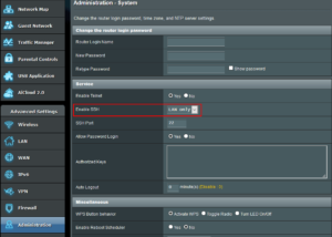 Enable Telnet on RT-AC58U